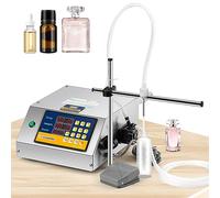 Hanchen Máquina de Llenado de Líquidos Automática con Bomba Peristáltica 650ml/min/boquilla Llenadora de Botellas Digital para Perfume Aceite Esencial Alcohol (1 Boquilla)