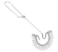 Hand Beater Manual, Stainless Steel Mixer Tool, Handheld Sauce Stirrer, Manual Cream Blender, Milk Frother and Coffee Foamer, Crafted from Excellent-Grade Rust-Resistant Material, 11.02x2.76x0.79in