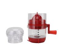 Hand Citrus Juicer Manual Lemon Lime Orange Juicer Easy To Use Multifunction Small Portable Hand Squeezer For Home Kitchen Camping Travel Food Grade Stainless Steel Plastic (Roja)