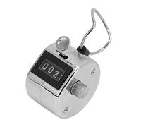Hand Clicker Counter Accurate Metal Shell 4 Digit for Row People Inventory