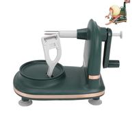 Hand Crank Fruit Peeler, Manual Apples Corer Peeler Slicer Set with Suction Cup Base, Simple Operation Safe Desktop Apples Skinpeeler for Kitchen, Home Daily