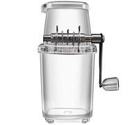 Hand-Crank Ice Crusher,1.25L Ice-Maker Machine, Clear Ice Crusher For Home,Transparent Shell, Convenient Observation,For Family Camping Parties, LJJY-KK