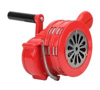 Hand Crank Siren Horn, Red Portable de 120dB Manual Ruidoso Operado Alarma de Seguridad de Emergencia Siren para escuelas ALLAMENTES