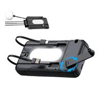 Hand Crank Solar Charger Power Bank - Solar Power Bank,Shockproof with Flashlight For Phone For Camping Hiking Travel Fishing Backpacking Smartphone Tablet