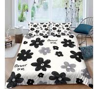 Hand_Drawn_Art_Style Funda de Edredón Microfibra Suave Tres Piezas Estampado 3D Hand_Drawn_Art_Style Funda Edredon con Fundas de Almohada Transpirable Suave for Familia King（220x240cm）