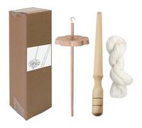 Hand Drop Spindle - Wooden Yarn Tool, Craft Supplies Weaving, Knitting, Crocheting Sewing | Perfect For Hobbyists DIY Fiber Arts Home Projects Creative Textile Work