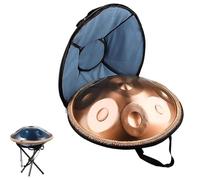 Hand Drum Steel Drum Percusión 9/10/12/14-Notas - Handpan Drums Sets En Re Menor Kurda, Tambores Handpan De 432 Hz/440 Hz Para Adultos, Para Actuaciones Al Aire Libre(9Notes,432Hz)