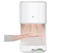 Hand Dryer,Fully Automatic Induction Hand Dryer,Cold And Hot Regulation,7-10 Seconds Quick Drying,With Tray,Contactless Operation,For Bathroom Commercial And Home, LJJY-KK