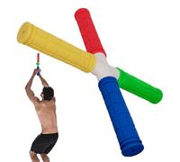 Hand Eye Coordination Trainer, Reaction Training Stick Exercise Equipment, PVC, Rubber Four-Head Design Catching Game, Mejora la velocidad y la agilidad para atletas de todas las edades, 30 x 30 x