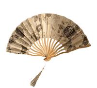 Hand Fan Foldable, Decorative Folding Fan, 36x20cm/14.17x7.87 inches Handheld Cooling Accessory for Summer Travel, Wedding, Outdoor Concert, Festival, Hot Weather Use Portable Design