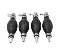 Hand Fuel Pump Line Rubber Aluminum Hand Primer Bulb Diesel Oil Transfer Petrol for Car Boat Marine Outboard(10MM)