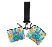 Hand Gesture Two Fingers Up My Life - Cartera para monedas para mujer, delgada, portátil, con cremallera, bolsillo con cremallera, 2 unidades, gesto con la mano dos dedos arriba MI VIDA, 1 size