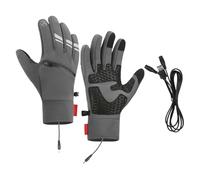 Hand Gloves - Winter Handwear ¦ Adjustable USB Finger Mittens, Polyester Handwear Gloves with Waterproof Protection, Hand Accessory with Soft Lining, Thermal Glove with Battery Powered Warmth