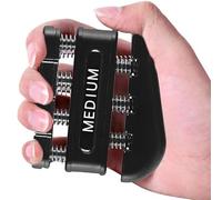 Hand Grip - Finger Trainer | Hand Grip Finger Strength Trainer for Rehabilitation, Comfortable ABS Hanď Exerciser for Relaxation & Strength Training, Portable Pocket Size Design, 1-Pack Black