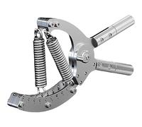 Hand Grip Strengthener, 304 Stainless Steel Forearm Strength Trainer, Hand Exerciser, Adjustable Resistance 20-166KG/44-360Lbs, Non Slip Grip, for Muscle Building and Injury Recover