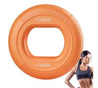 Hand Grip Strengthener | Double-Force Finger Exerciser Silicone Rings | Home Gym Strength Training Equipment For Weak Hands, Rock Climbing, Musicians