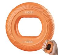 Hand Grip Strengthener - Forearm Muscle Workout Ring, Finger Resistance Band Trainer with Sturdy Non Slip Texture, Progressive Tension Level Adjustment, Ideal for Rock Climbing Training