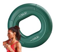 Hand Grip Strengthener - Improves Grip & Finger Strength | Double-Force Silicone Rings Portable Trainer | For Boxing Rock Climbing Musicians, 20-80LB Resistance Levels