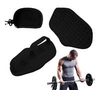 Hand Grips For Weight Lifting - Fingerless | Anti-Slip Palm Protection Training Ergonomic Workout Gloves For Dumbbell Ejercise Pullups Deadlifts Gymnastics Cross-Training Gym