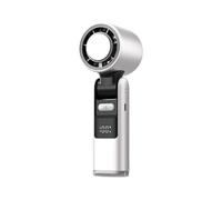 Hand Held Fan, Small Portable Foldable Air Cooler, 100-Speed Rechargeable Fan with Led Display, Compact Cooling Gadget for Outdoor, Camping, Travel, Beach, 8.66 Inches