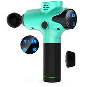 Hand Held Masajeadore Eléctrico,masajeadore Eléctrico Pistola De Vibración,tejido Profundo Pistola Fascia Inalámbrico Ajustable Taladro Deportivo Para Alivio Del Dolor Atletas Verde 23.8 * 23.8cm