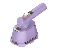 Hand Held Portable Steam Iron, Fast Heat-Up,Lightweight & Compact,2-in-1 Mini Travel Steamer for Clothes, for Home, Dorm, College Dorm Home,Business Trips, Hotels (K2 purple)