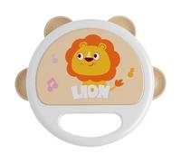 Hand Held Tambourine Drum - Lion Kids Musical Instrument | ABS Material, 13.5x3x11.5cm Size, Percussion Toy for Children to Learn Rhythm Dynamics, Fun Educational Drum
