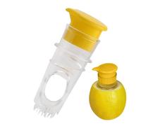 Hand Lemon Juicer, Manual Citrus Presser, Fruit Juice Extractor, Portable Lemon Squeezer with Kitchen Juicing Tool for Lemonade Making Oranges Limes Grapes Pomegranates Bar Use