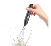 Hand Mixer - 3 Speed USB Rechargeable Whisk, Portable Electric Egg Beater with 800mAh Built In Battery Power, Touch Automatic Stirring Function, Ideal for Coffee Hot Chocolate Salad Dressing