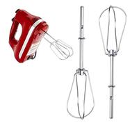 Hand Mixer Beaters - 2pcs Cordless Hand Mixer Attachments | 180x34mm Egg Whisker Hands Push, Reliable Egg Beater Crank, Stainless Steel Cordless Hands Mixers For 4KHM512TCB0 And 4KHM5DHWH5