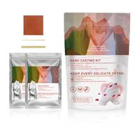 Hand Mold Powder, Casting Material, 5.51x7.87 inches Fast Curing Gentle Kit, Home Sculpture, Palm Making Powder for Crafting Life Cast Art, Family Keepsake, Kids and Adults