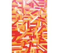 Hand-Painted Abstract Red & Orange Hardcover Journal: 6x9 Compact Notebook, 150 Wide-Ruled Pages - Unique Artist Print Diary for Bold Ideas, Goal Setting, and Creative Gifting