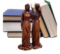 Hand Painted Sculpture, Resin Sculpture Of Two Sisters, Resin Modern Abstract Art Statue | Best Friend Figurines Desk Decor | For Women Girls Birthday Holiday Party Home Bedroom Living Room Apartment