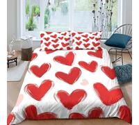 Hand painted style Funda Edredon Microfibra de poliéster Juego de 3 Piezas Diseño 3D con Cremallera Hand painted estilo Funda de Edredón incluye Funda de Almohada Lavables for niña King（220x240cm）