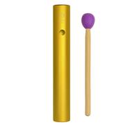 Hand Percussion Instrument Set, Aluminum Wah Tube with Beater Mallet Wah Percussion Instrument Tuning Pipes Sound for Music Accompaniment and Personal Relaxation(Yellow (640Hz))
