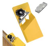 Hand Plane Gypsum Board Cutting Tool, Plasterboard Trimming Tool with Adjustable 45°/90° Angles, Portable Plasterboard Edge Trimming Deburring Tool for Plasterboard, Wood & DIY Woodworking (Yellow)