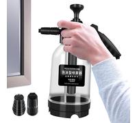 Hand Pressurized Foam Sprayer - Manual Snow Foams Cannon Water, Soap Sprayers Cleaning Tool For Car Wash Detailing Care | Ideal For Automotive Garden Patio Household Washing Equipment