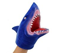 Hand Puppet - Realistic Crocodile Hand Puppet | Soft Rubber Shark Glove | Marine Animal Role Playing Prop, Interactive Toy For Kids Bath Pool Home Daycare School Classroom Playroom
