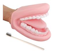 Hand Puppets Kids - PVC, 5.91x4.72x3.35in Educational Finger Puppets | Movable Mouth Model Puppet Interactive Play, Teaching Dentaě Hygiene, Educational, Girls, Children, Traveling, Home