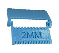 Hand Sewing Gauge Ruler - Edge Lockstitch Template | Quilting Seam G