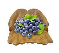 Hand Shaped Food Bowl - Wooden Buddha Hands Decorative Tray, Crystal Display Dish, Cute Trinket Storage Bowl, Candy Snack Holder, Jewelry Organizer | Home Decoration Offering Stand Spiritual Ornament