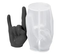 Hand Shaped Silicone Mold - Soft 3D Semitransparent | Gesture Casting Mold, DIY Craft Tool | Home Decoration Molds For Halloween Valentine's Day New Year Creative Resin Art Projects