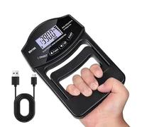 Hand Strength Tester - Electronic Rechargeable Gauge for Sports | Digital Display with Portable Design, 400lbs/180k Handgrip Testing Tool, Home School Workout Competition