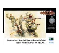 Hand - To-Hand Fight, British And German Infantry. Battles IN North Africa. WWII