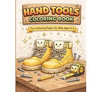 Hand Tools Coloring Book for children: Colour and Learn about tools