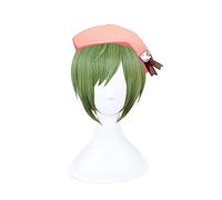 Hand Tour A3! Yuki Rurikawa Cosplay Short Green Heat Resistant Synthetic Hair+ Wig Cap Halloween Party
