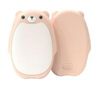 Hand Warmer -, 3.23x2.2x0.28in Portable Heater Electric and Rechargeable | Cute Bear Design Safe and Consistent Heating, Hand Warmer For Camping, Hiking, Fishing, Hunting, Home, Office, School