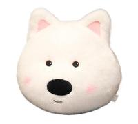 Hand Warmer, Plush Hand Warmer, Stuffed Hand Warmer, Warm Stuffed Animal, West Highland Dog Plush Pillow with Hand Pocket, 35x35 cm for Kids and Adults, Soft Stuffed Pillow for Warmth and Comfort