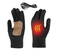 Hand Warmer | USB Heating Mittens | Electric Warming Heated Touchscreen Warm Soft Hands Knitted Thermal Gloves for Men Women Outdoor Office Work Home Cycling Skiing Hunting Fishing Cold Weather