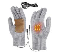 Hand Warmer | USB Heating Mittens | Electric Warming Heated Touchscreen Warm Soft Hands Knitted Thermal Gloves for Men Women Outdoor Office Work Home Cycling Skiing Hunting Fishing Cold Weather